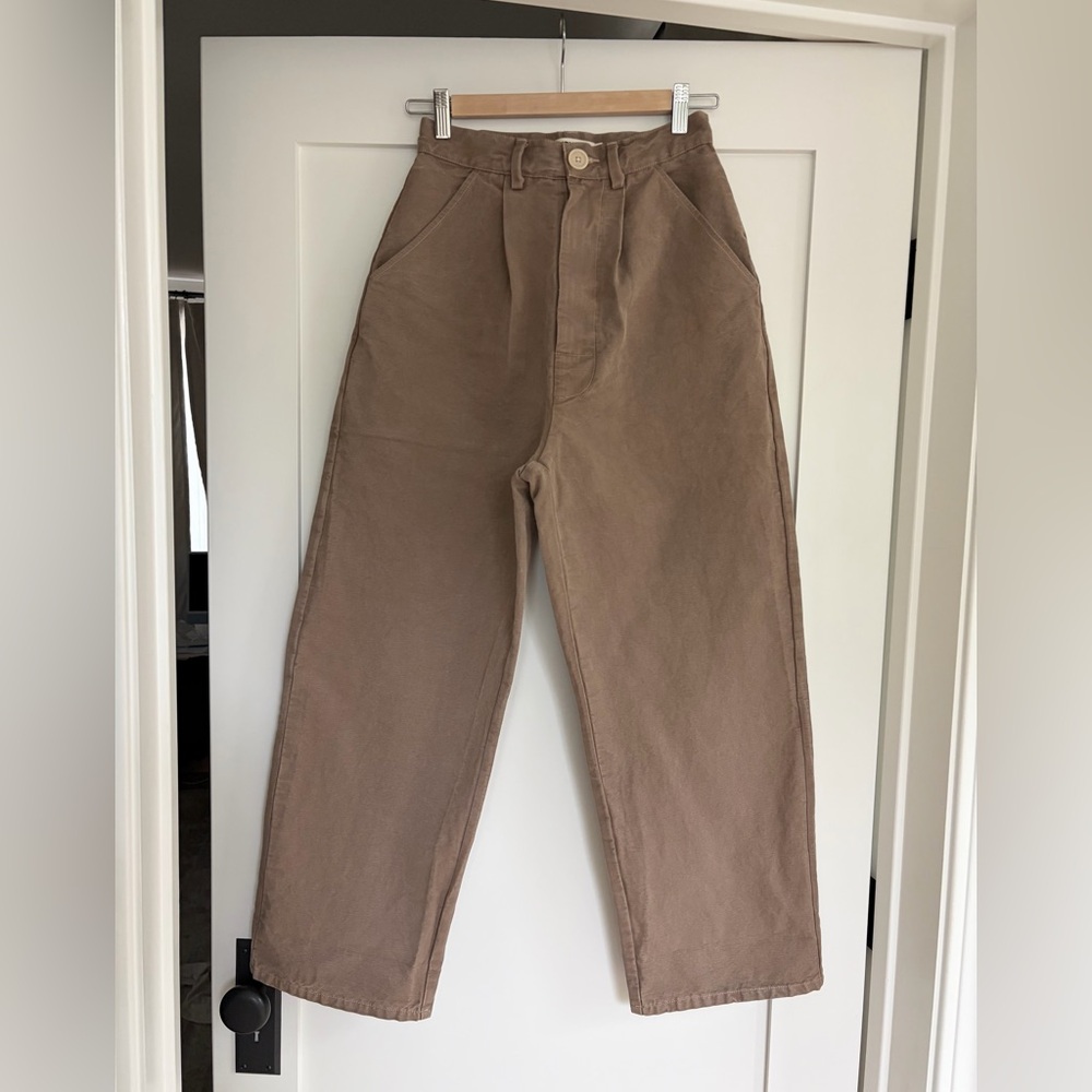 Rudy Jude Grosgrain Trousers in Espresso Brown size 2